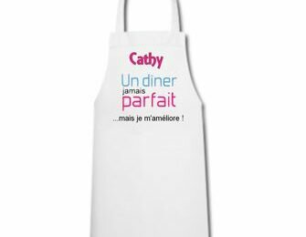 tablier de cuisine personnalisé